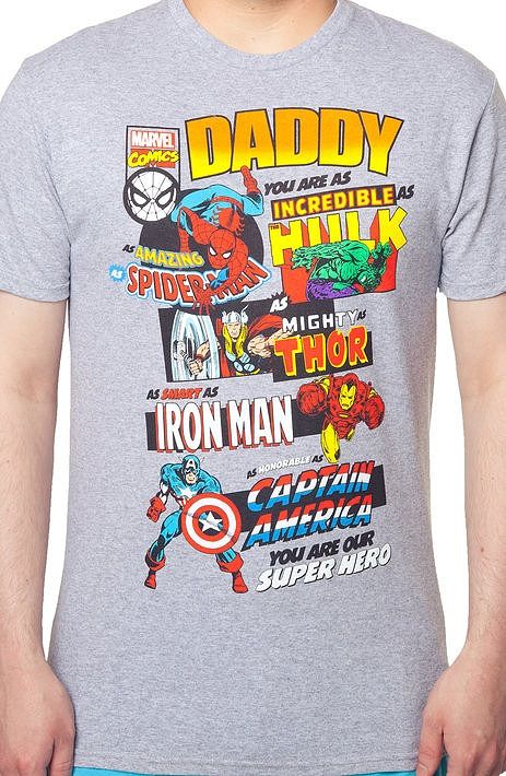 Marvel Comics Father's Day T-Shirt - The Shirt List