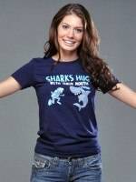 Sharks Hug With Their Mouths T-Shirt