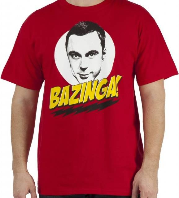 Bazinga Big Bang Theory T-Shirt - The Shirt List