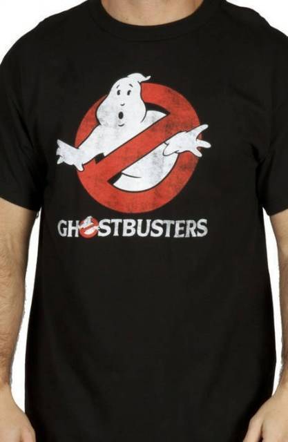 Distressed Glowing Ghostbusters T-Shirt