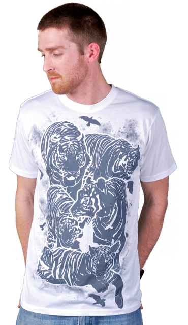 Birds and Tigers T-Shirt