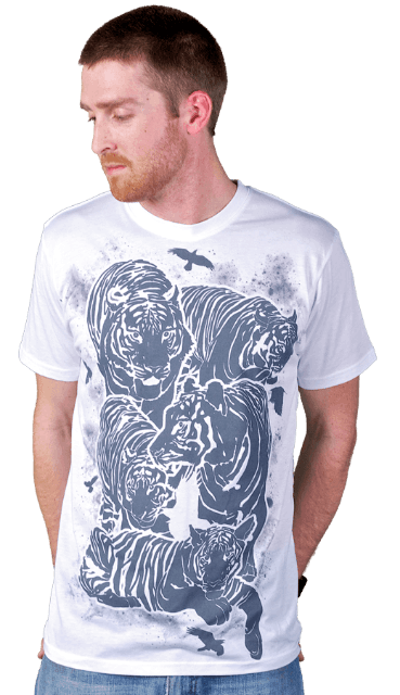 Birds and Tigers T-Shirt