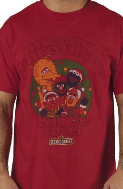Merry Christmas Sesame Street Shirt