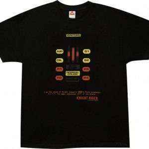 Knight Rider Dashboard KITT Shirt