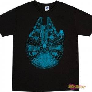 Blue Millenium Falcon T-Shirt