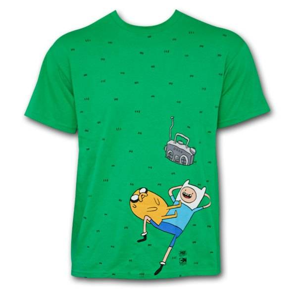Adventure Time Grass Scene T-Shirt