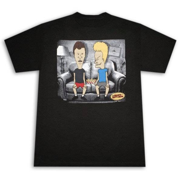 Beavis And Butthead Basement Photo T-Shirt Beavis And Butthead Basement Photo T-Shirt