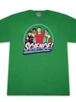 Big Bang Theory 8-Bit Pixels Science T-Shirt