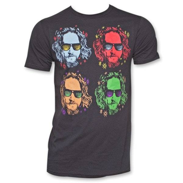 The Big Lebowski Four Faces Colors T-Shirt