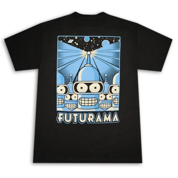 Futurama Bender Army T-Shirt