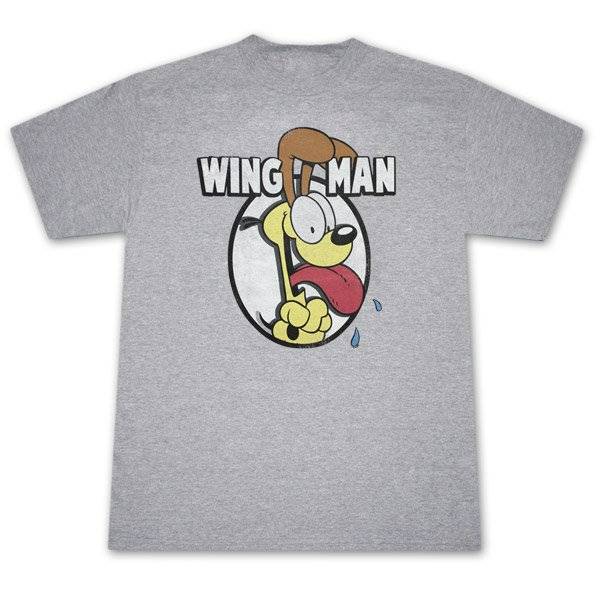 Garfield Odie Wingman Ash T-Shirt