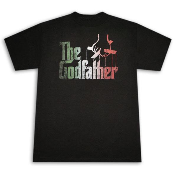The Godfather Italian Colors Logo T-Shirt - The Shirt List