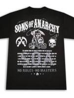 Sons Of Anarchy No Rules No Masters T-Shirt