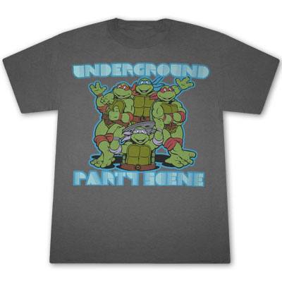 T-Shirtnage Mutant Ninja Turtles Underground Party T-Shirt