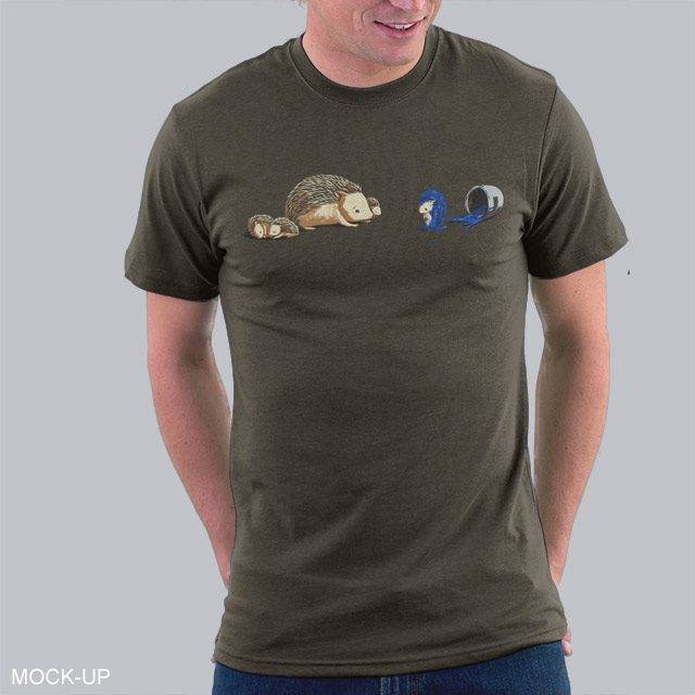 The Original Blue Hedgehog T-Shirt The Original Blue Hedgehog