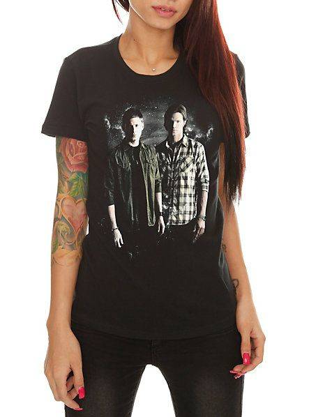 Supernatural Winchester Brothers Girls T-Shirt