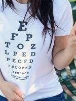 Too Close Eye Chart T-Shirt