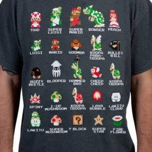 Cast of Super Mario Bros Shirt