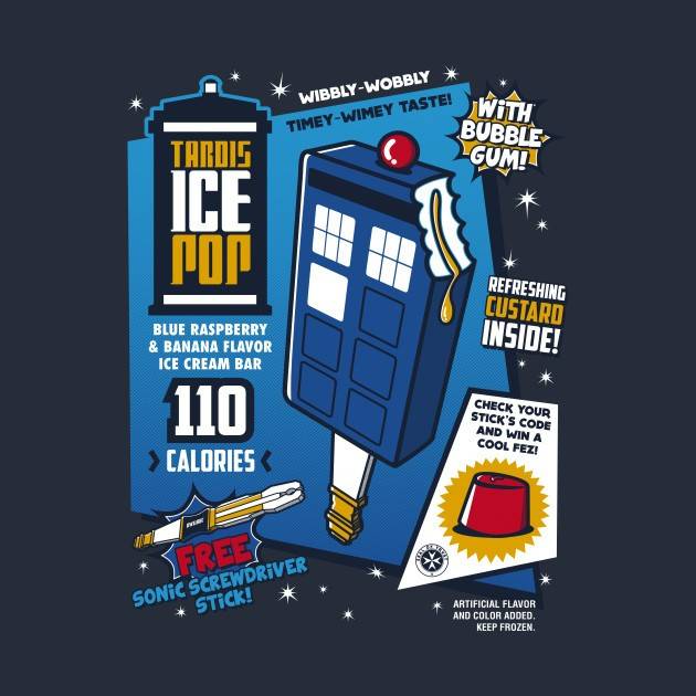 TARDIS ICE POP