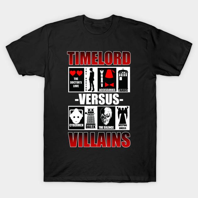 Timelord vs Villains T-Shirt
