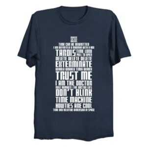 Typo Time Machine - Doctor Who T-Shirt