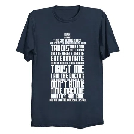 Typo Time Machine - Doctor Who T-Shirt