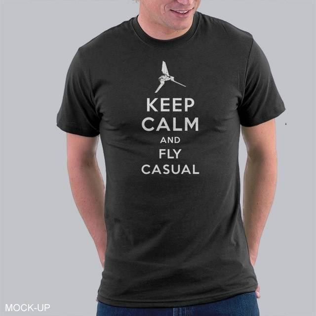 Keep Calm Fly Casual