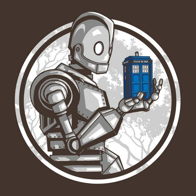 THE GIANT'S BLUE BOX Brown T-Shirt