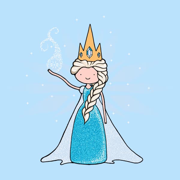 Adventure Time Queen Elsa