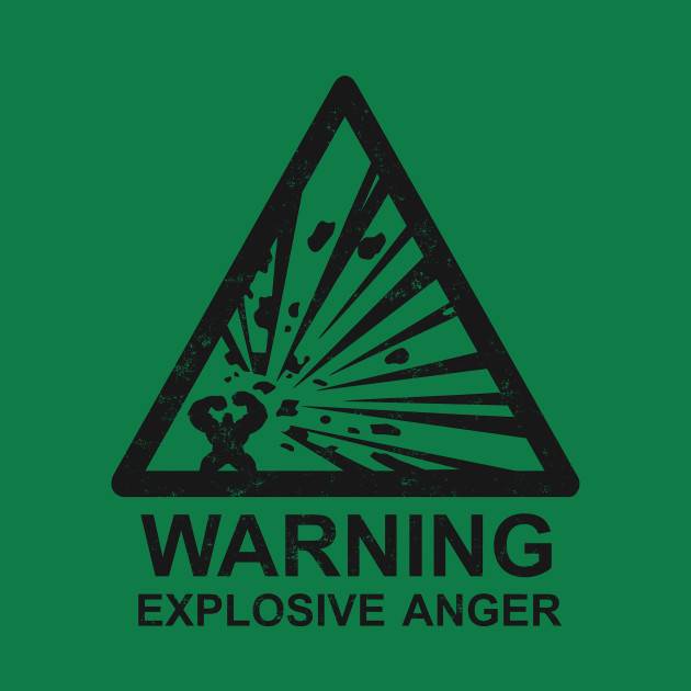 Warning Explosive Anger