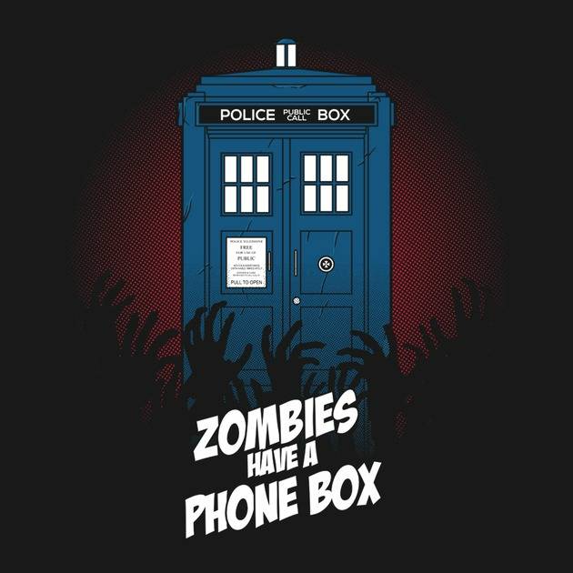 ZOMBIES HAVE A PHONE BOX
