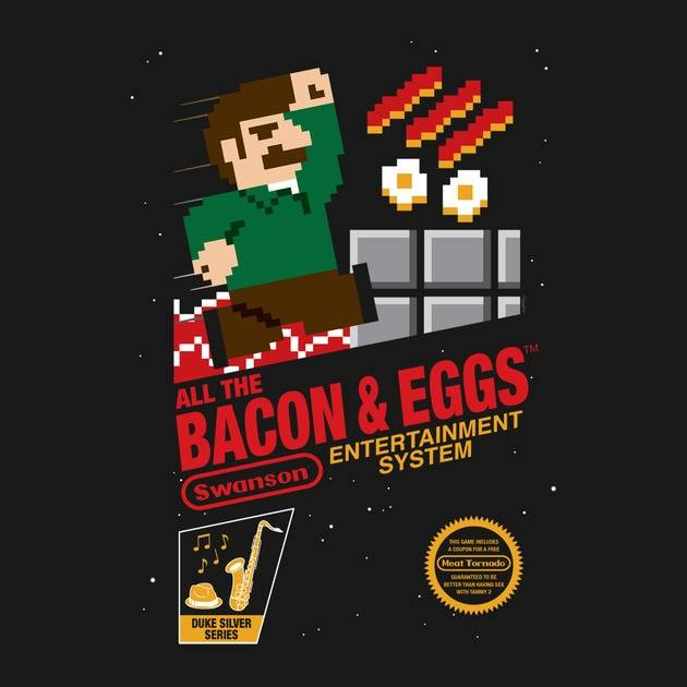 ALL THE BACON AND EGGS