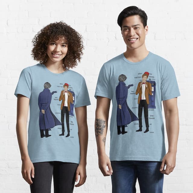 Sherlock meets the Doctor T-Shirt