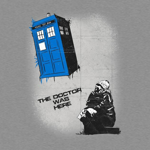 BANKSY TARDIS