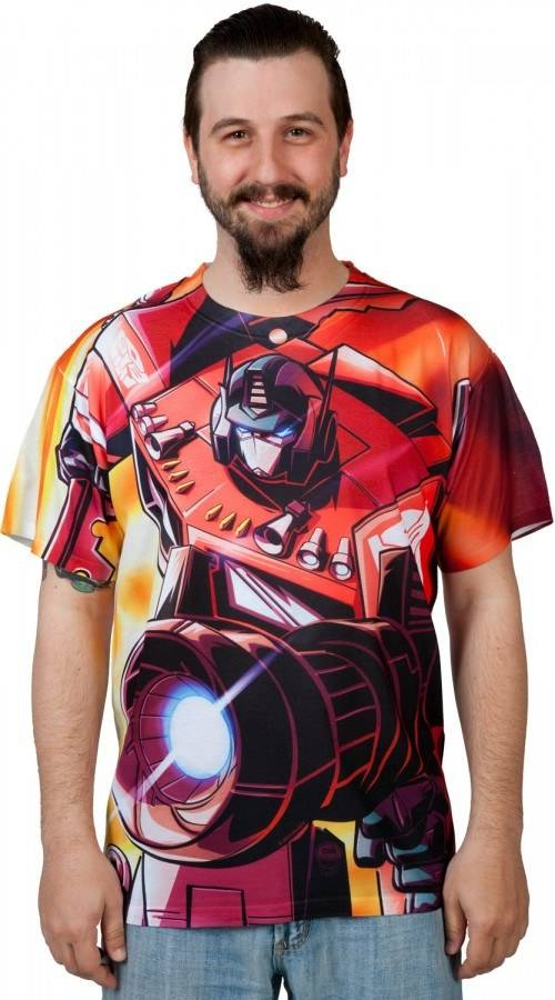 Sublimation Optimus Prime T-Shirt Sublimation Optimus Prime