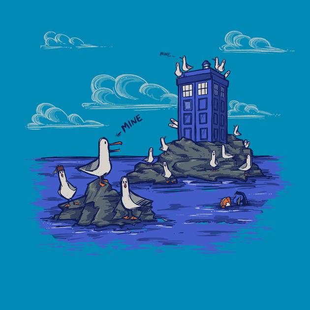 THE SEAGULLS HAVE THE PHONEBOX