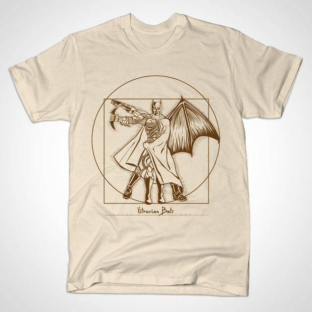 Vitruvian Bats T-Shirt - The Shirt List
