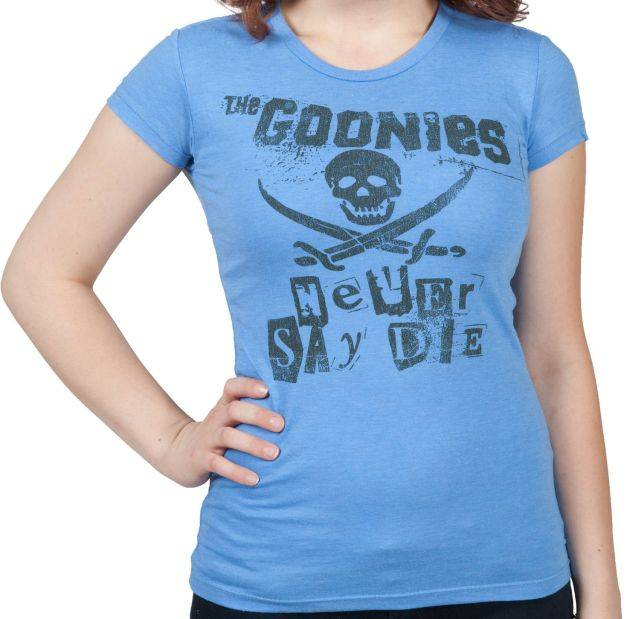 Ladies Goonies Never Say Die T-Shirt Ladies Goonies Never Say Die