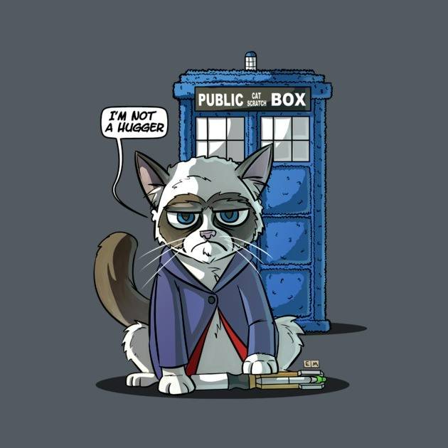 GRUMPY DOCTOR CAT