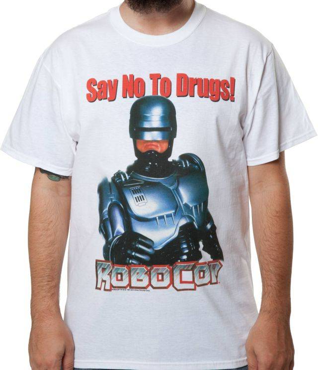Say No To Drugs Robocop T-Shirt Say No To Drugs Robocop