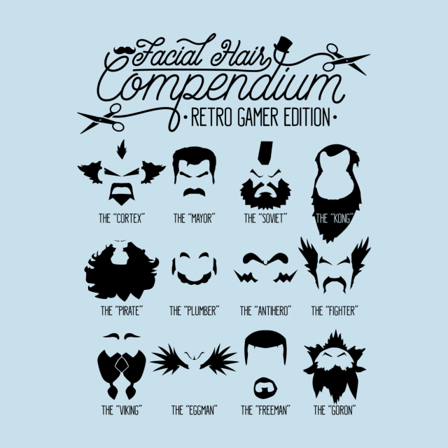 THE GAMER FACIAL HAIR COMPENDIUM
