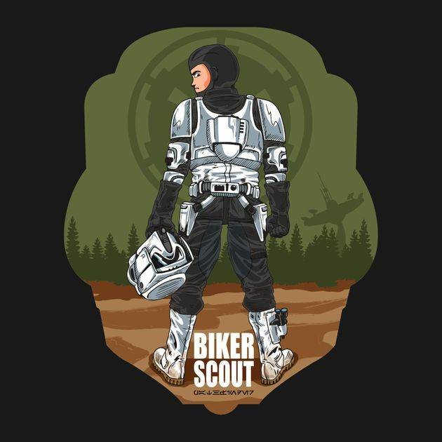 BIKER SCOUT SOLDIER Design BIKER SCOUT SOLDIER