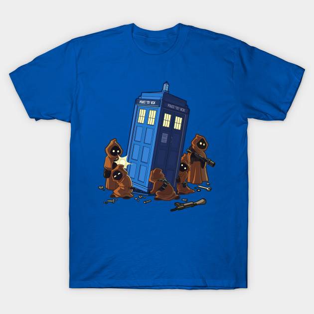 Jawas and TARDIS T-Shirt