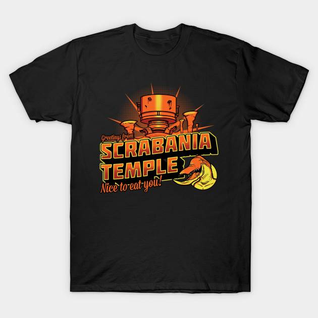 Oddworld Greetings From Scrabania temple T-Shirt