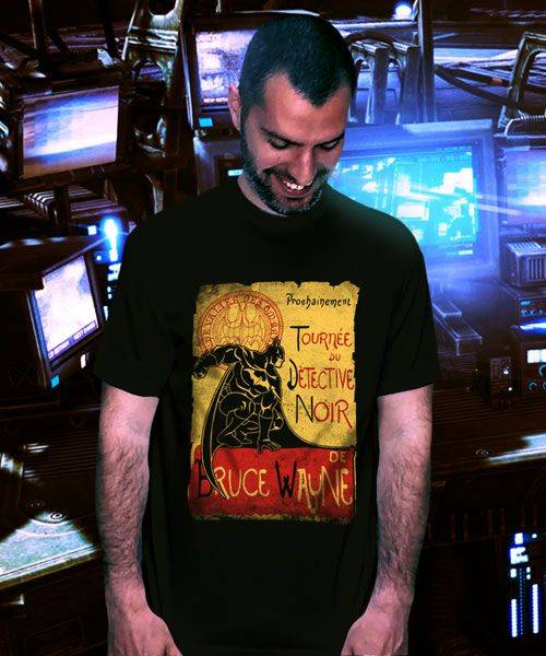 Tournée du Détective Noir T-Shirt