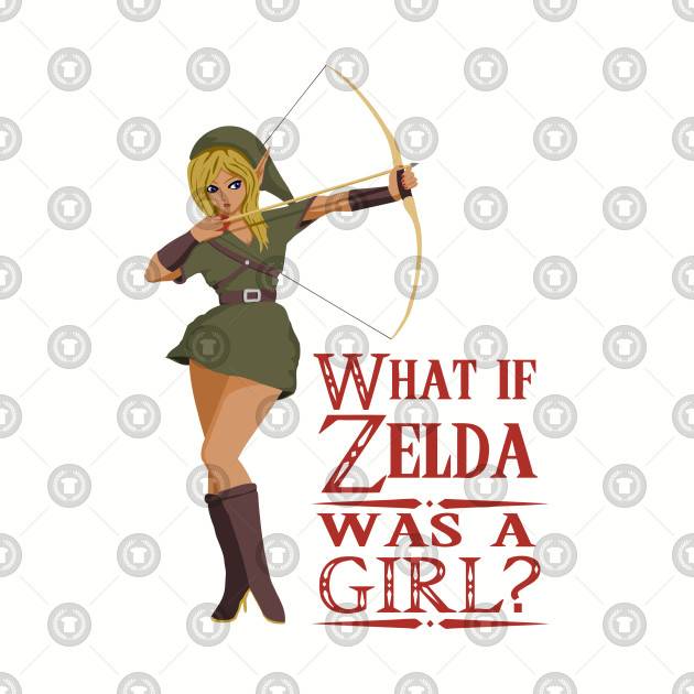What if Zelda was a girl What if Zelda was a girl T-Shirt