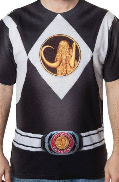 Black Ranger Sublimation Costume