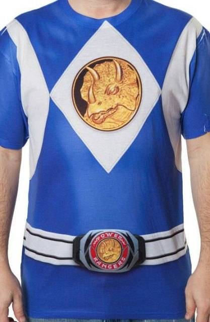 Blue Ranger Sublimation Costume
