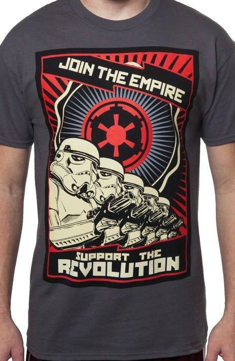 Charcoal Support the Revolution T-Shirt Charcoal Support the Revolution