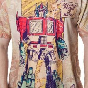 Comic Panel Optimus Prime Transformers